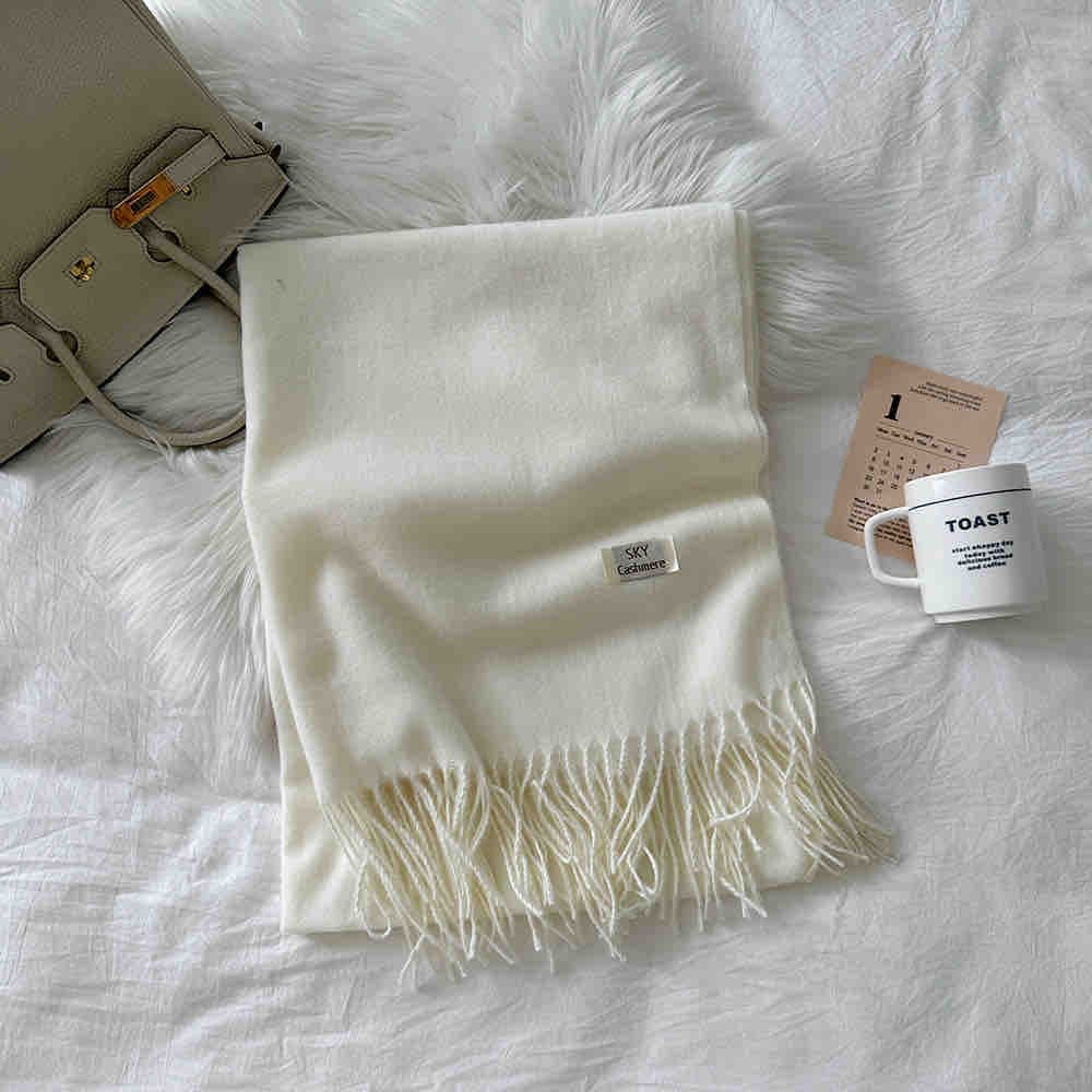 Fringe cotton scarf - Image 3