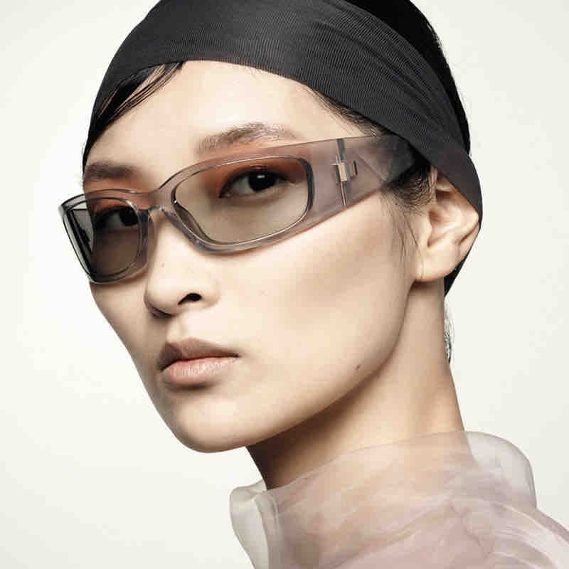 Futuristic y2k glasses