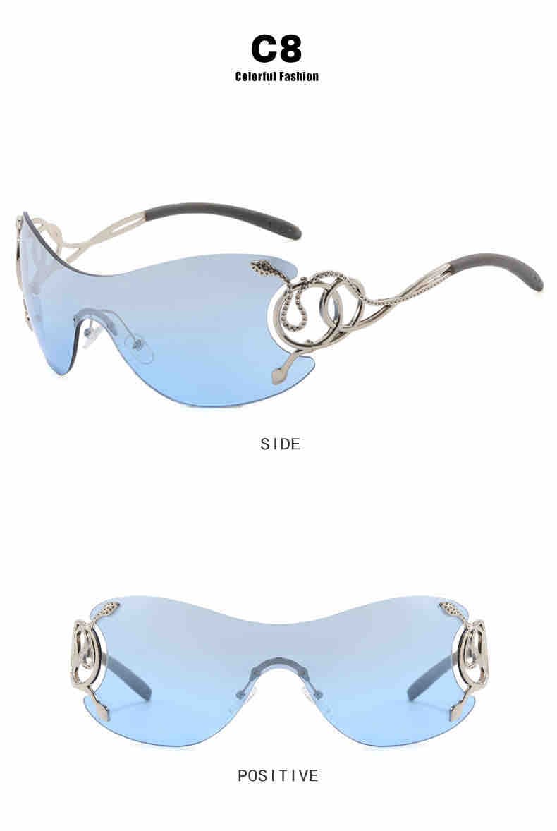 Serpent hand y2k glasses  - Image 8