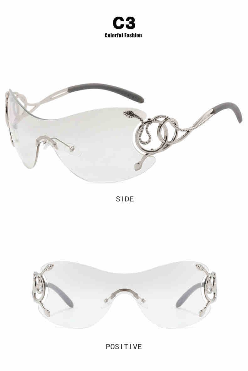 Serpent hand y2k glasses  - Image 5