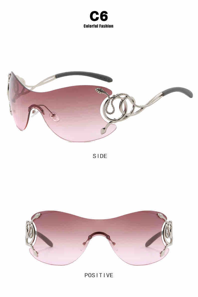 Serpent hand y2k glasses  - Image 6