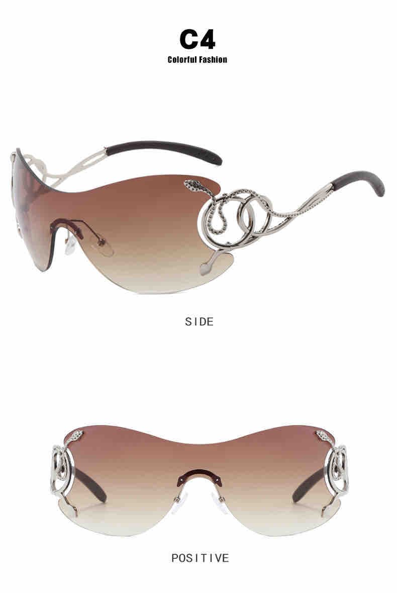 Serpent hand y2k glasses  - Image 4