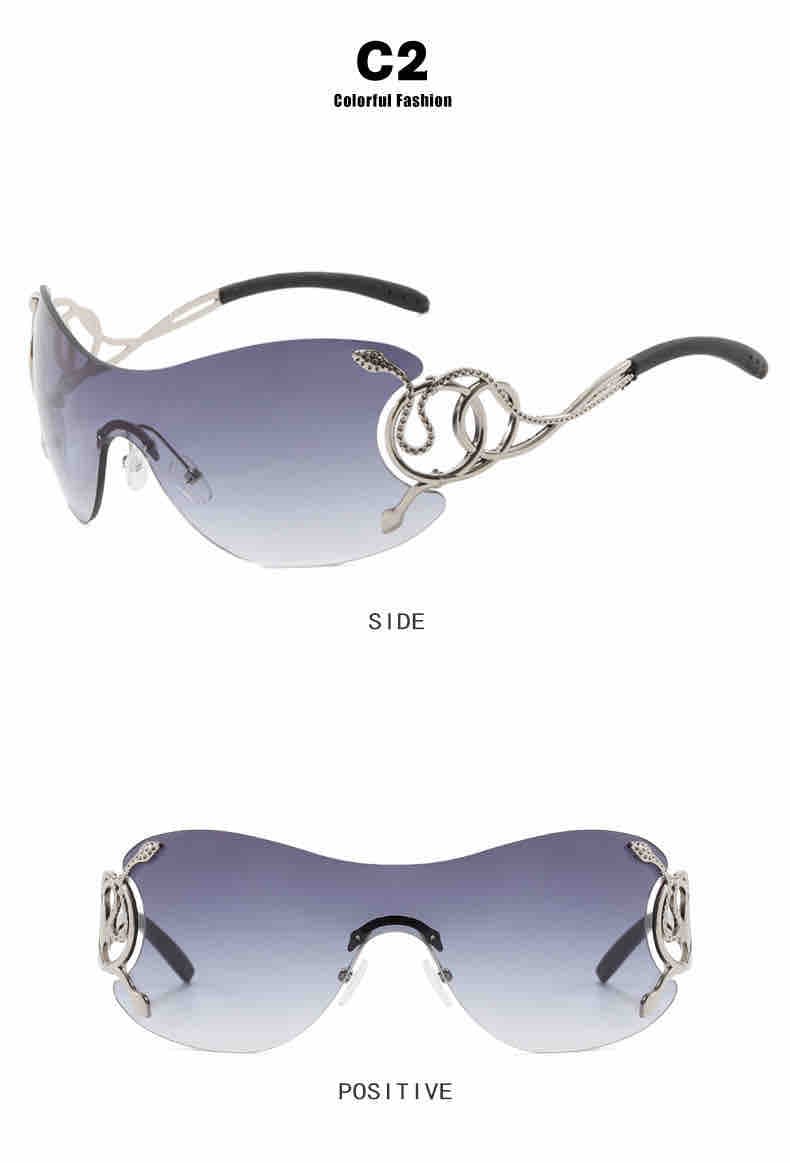 Serpent hand y2k glasses  - Image 3