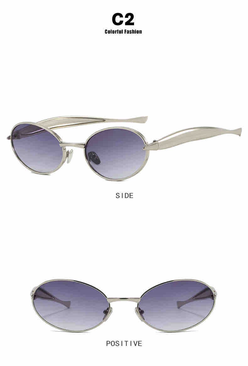 Oval metallic frame - Image 2