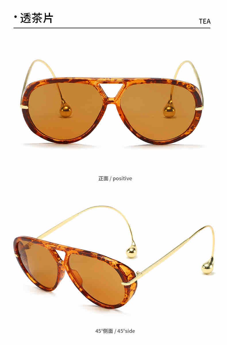 Earring aviator sunglasses  - Image 4