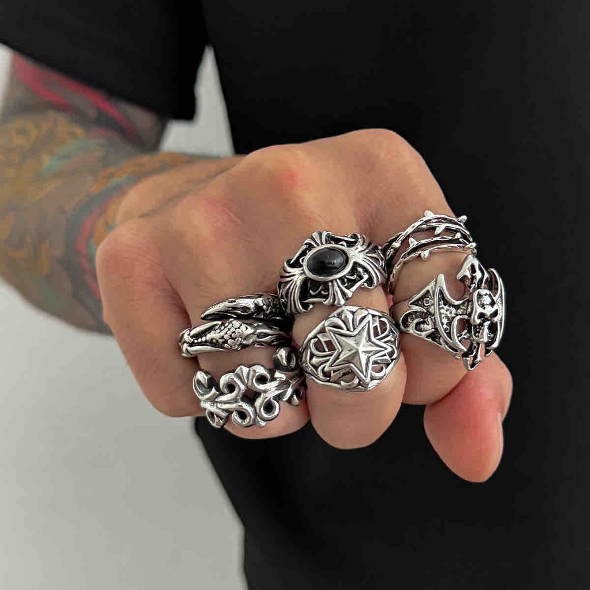 Male set rings