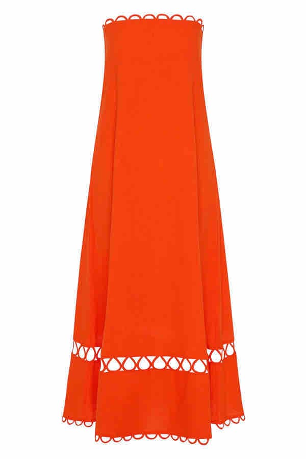 Lace boarder dress - Image 3