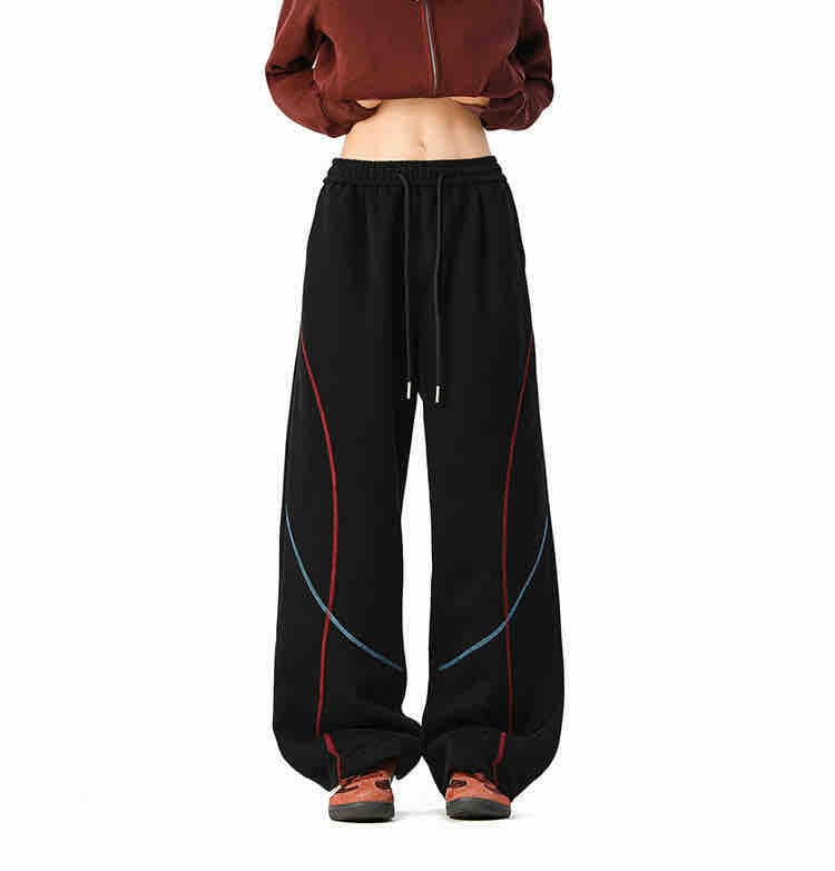 Asymmetrical line sweat pants - Image 4