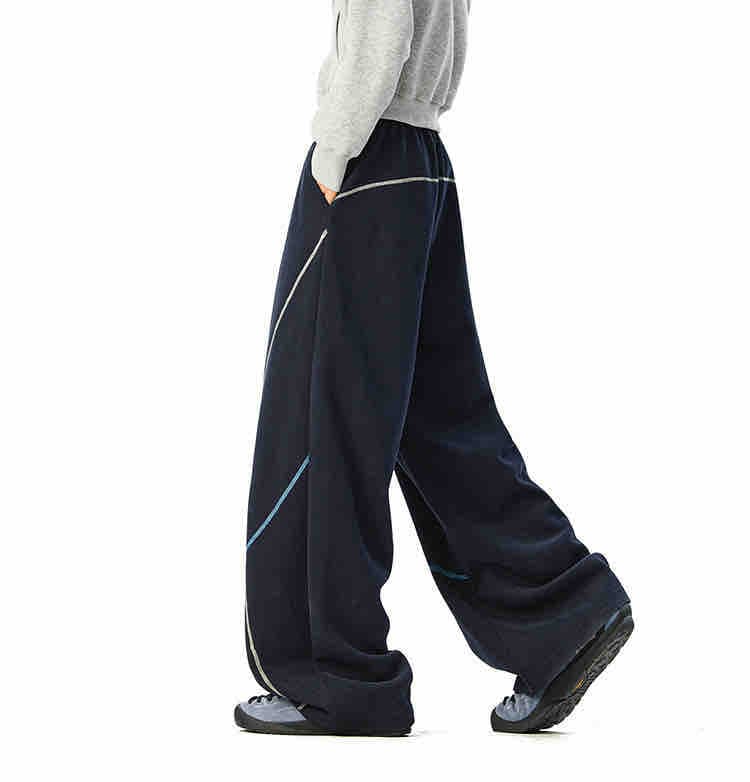 Asymmetrical line sweat pants - Image 3
