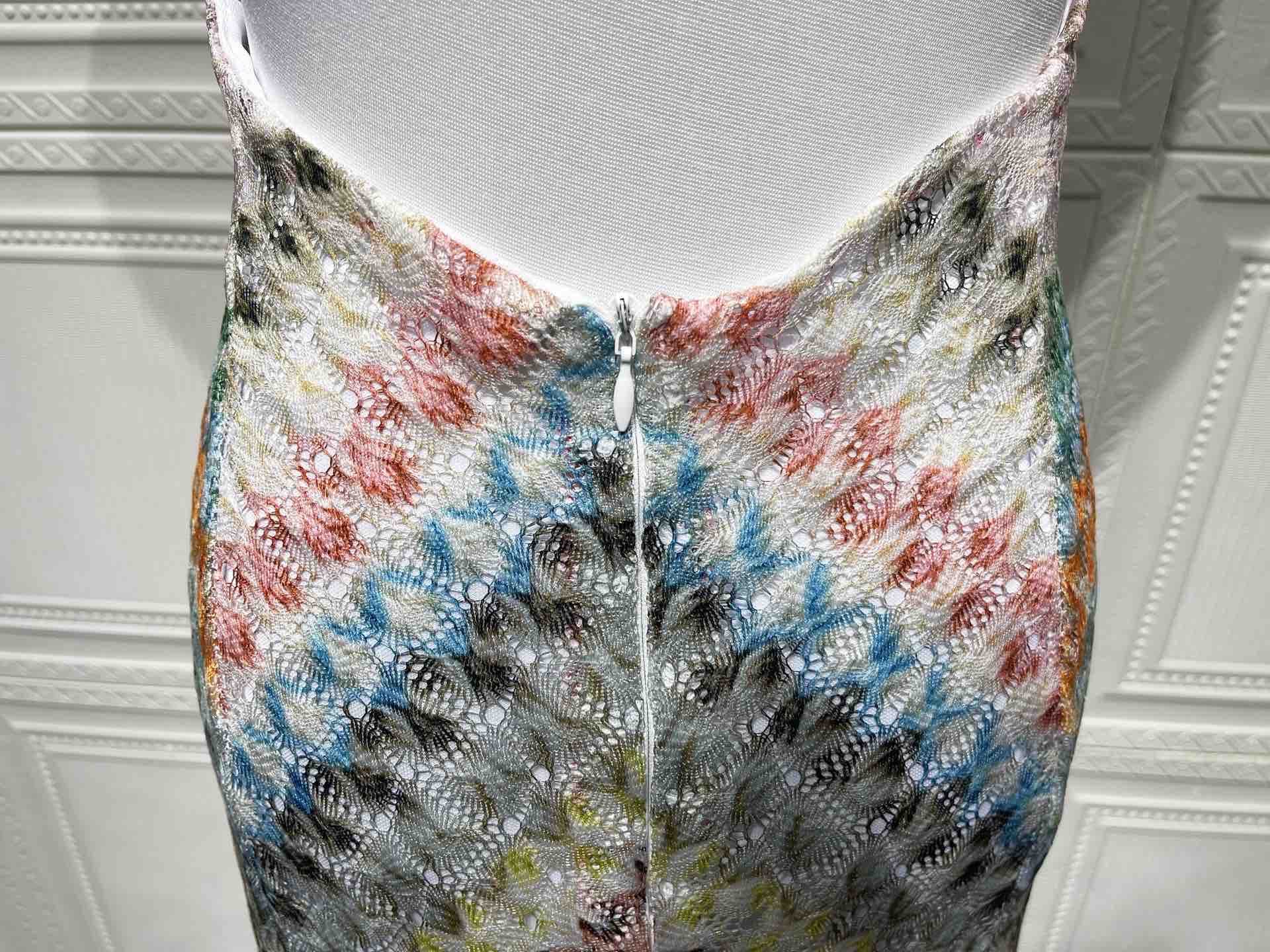 Patchwork long dress - Image 3